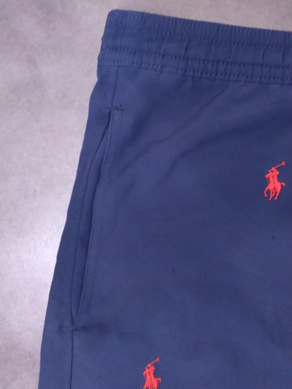 POLO RALPH LAUREN SWIMWEAR 3XB Swimming Trunks BLUE Red Pony ALL OVER XXXL 3XL